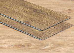 Quality Wood Pattern 5.0mm SPC Rigid Core Vinyl Flooring Anti Corrosion Long Service Life wholesale