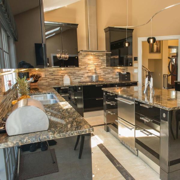 Blum Drawer Modern Design Solid Wood White Kitchen Cabinet Furniture for Luxury