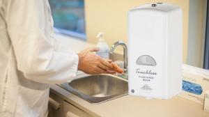 Quality Adjustable Touchless Hand Sanitizer Dispenser 1000 Ml With Disposable Bag wholesale