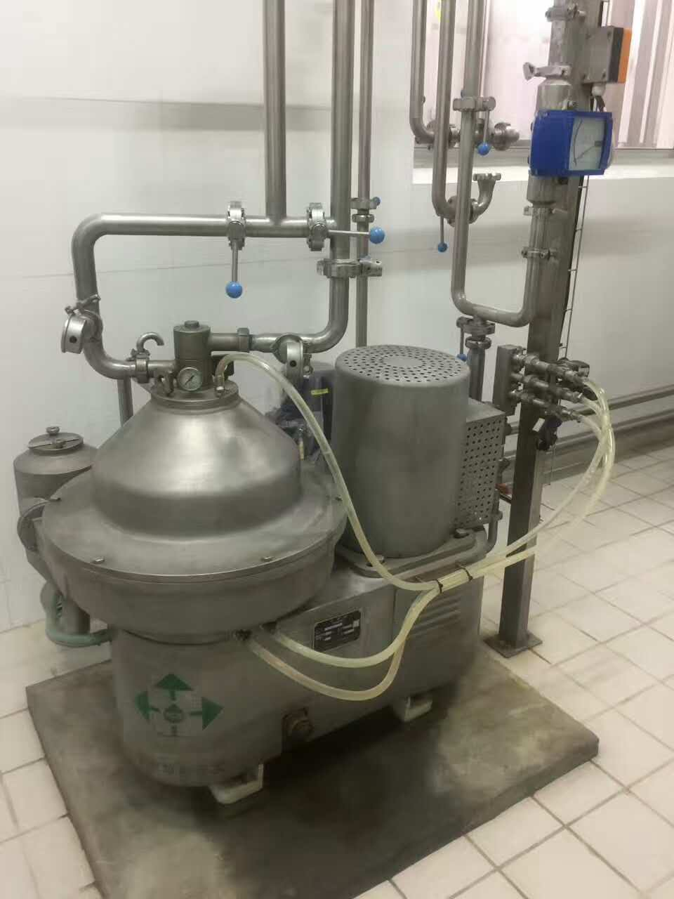 Nozzle Discharge Centrifugal Separator , Yeast Disc Centrifuge Self Cleaning