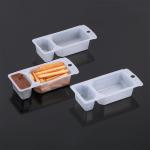 Hengmaster Disposable Coconut Spread &Pretzels Two Caompartment Tray Chocolate