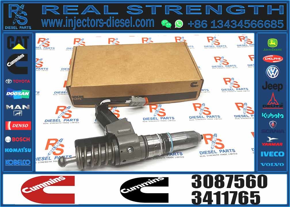 Factory OEM quality Brand New Diesel Common Rail Fuel Injector Assembly 4307516 3087560 4384360 for C ummins N14 engine