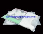 Slide zipper reusable CPE / PPE bag for wet bikini / underwear
