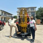 Trailer Mounted Drill Machine Able To Drill 200m Depth Water Well Drilling Rig