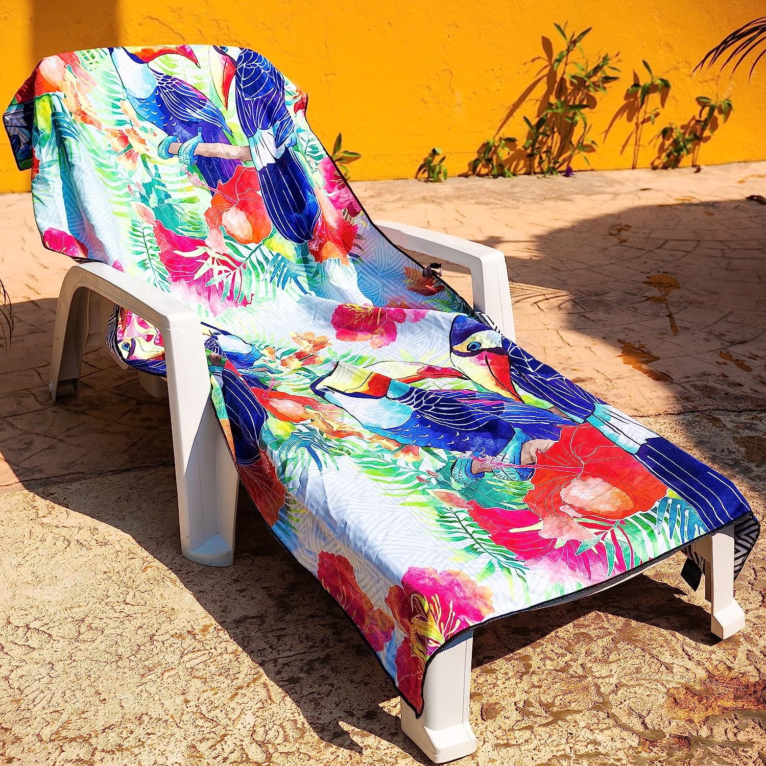 Custom Sand Free Recycled Microfiber Beach Towel With Pocket Towel