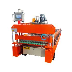 China Color Steel Corrugated Profile Single Layer Roll Forming Machine on sale
