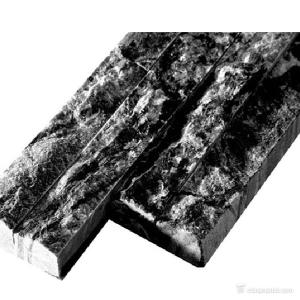 Quality Black Wooden Vein Cultured Marble Stone Ledge Panel For Wall Decoration wholesale
