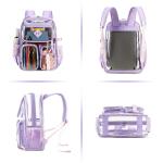 Wholesale Clear Travel Backpack For School Superior PVC Transparent Bookbag For
