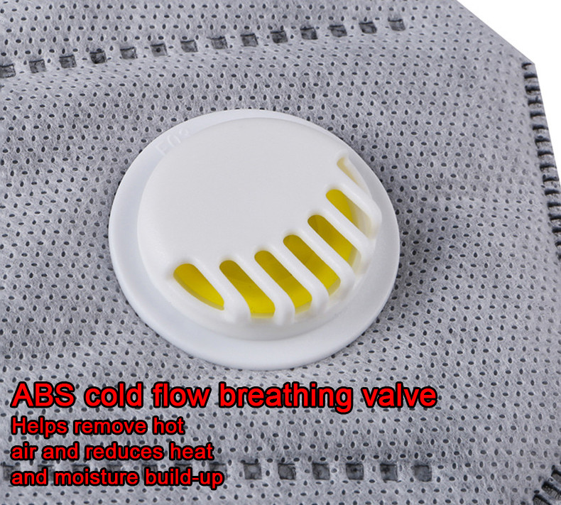 Disposable Valved Dust Mask Low Breath Resistance High Bacteria Filtration