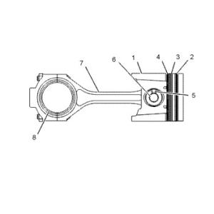 Quality 1684531 Body A Engine 168-4531 Ring 9T2306 Pump Group Piston Cylinder Liner 9T-2306 wholesale