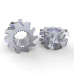 Stainless Steel Toothed Mixing Elements Extruder Components High Durability