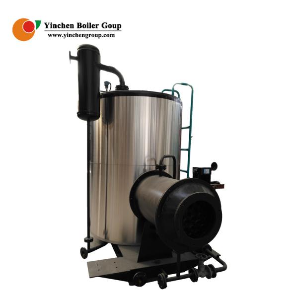 1 Ton Oil Vertical Steam Boiler / Industrial Hot Water Boiler Natural Circulatio