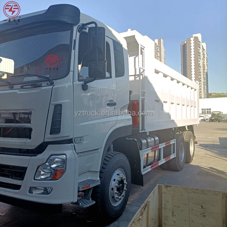 Dongfeng 350hp 6x4 10 wheel 30-40T Dump Truck Heavy Duty and Cab with Dual Sleepers