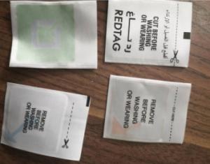 Quality Fabric Pocket EAS Security Label 30*40mm Anti Shoplifting Coated Paper wholesale