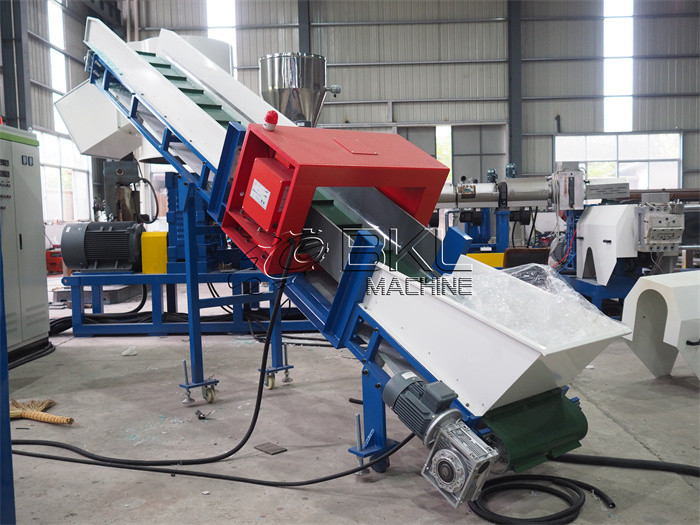LDPE Plastic Granulating Line 38CrMoAl Pe Film Recycling Machine