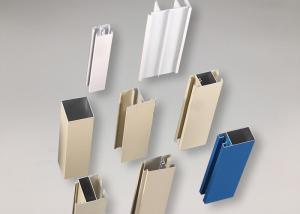 Quality Nigeria Anodize 6061 T5 Aluminum Door Profile Rustproof 8 - 10um Film Thicknes wholesale