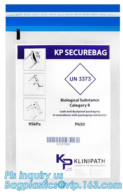 Opaque Tamper Evident Sealing Plastic Bank Money Steb Security Bag / Custom Self Adhesive Plastic Courier Bag, bagease
