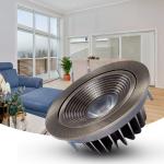 ROSH Fireproof Dimmable LED Downlights IP54 9W Waterproof Aluminum