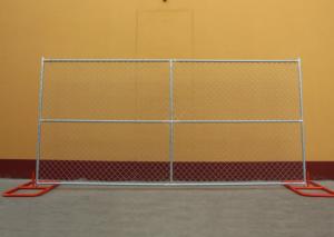 Quality Anti - Aging Property Steel Temporary Fencing , Portable Temporary Chain Link Fence wholesale