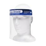 Outside Medical Face Shield Distortion Free Wrap Around PET Material Elegant