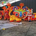 Traditional Festival Chinese New Year Lanterns 2 Meters Weather Proof