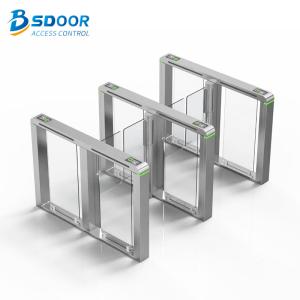 Quality Security Automatic Full Height RoHs Glass Turnstile Gate wholesale