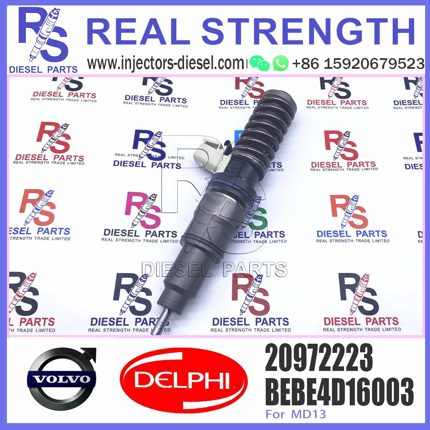 Diesel Fuel Injector 20972223 21644598 BEBE4D35002 BEBE4D16003 20972223 21644598 For FH13 EURO5 2108884 21644596
