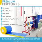 Universal Plastic Sheet Roll For Car Overspray Masking Film Single Sided