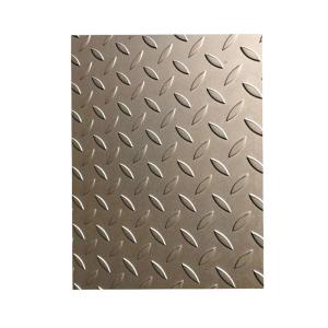 Quality Square Design Embossed Stainless Steel Sheet 1000mm-2000mm Width wholesale