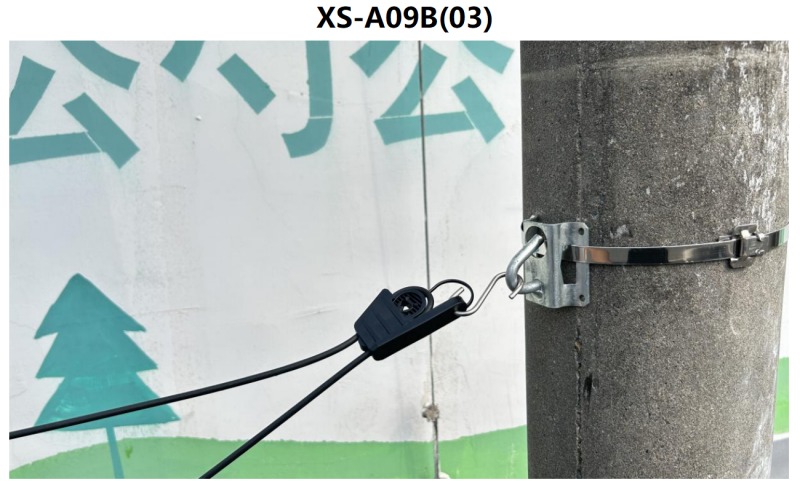 10 FTTX Fiber Optic Customized Diameter 201 304 Stainless Steel Wire U-Shaped Design Drop Cable Clamp
