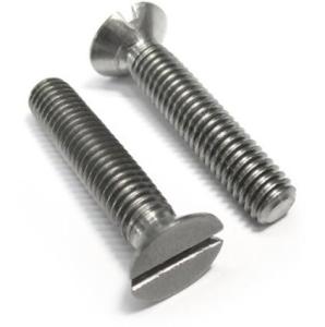 Quality Slotted Countersunk Head Screws Titanium M2 - M10 Stainless Steel DIN963 wholesale