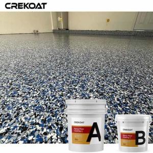 Quality Commercial Epoxy Flake Floor Coating In Office Retail Store Garage wholesale