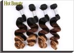 100% Human 7A Grade Human Hair , Peruvian Loose Wave Hair Bundles