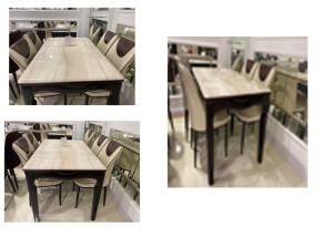 Quality Natural Texture Artificial Marble Dining Table For Small Apartments wholesale