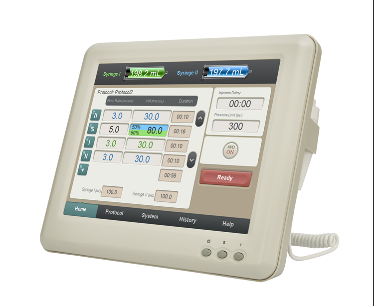 Hot selling factory price for the 2019 High Pressure Touch Screen MRI CT DSA Injector Price