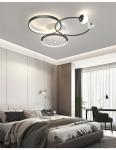 Modern Minimalist White Square Ceiling Light Atmosphere Household Bedroom Star