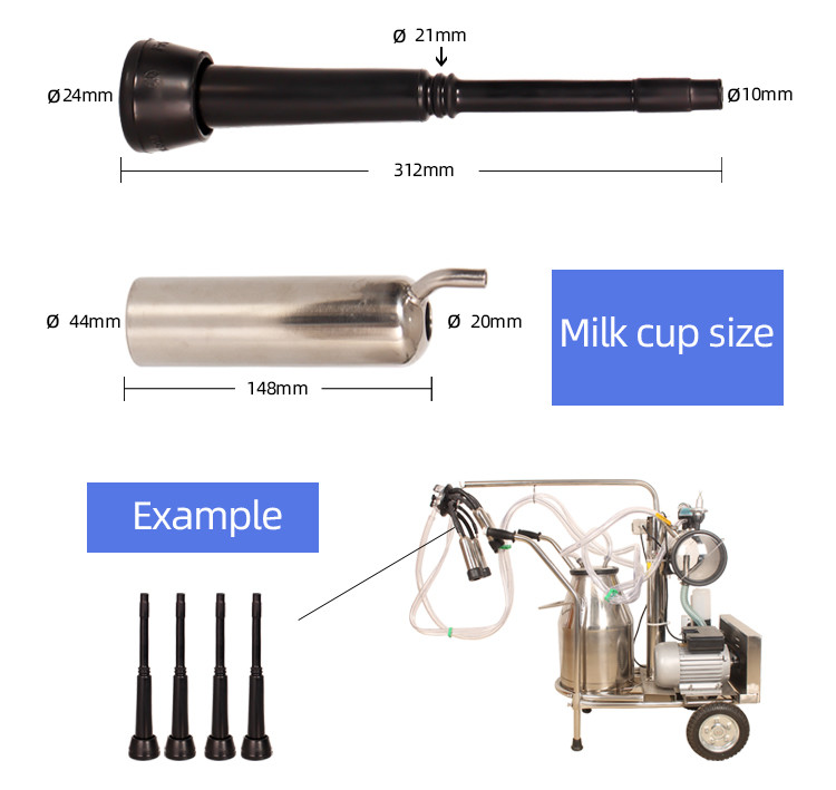 Highly Durable Customizable 201S Dairy Milking Machine Liner MW21U For Cow