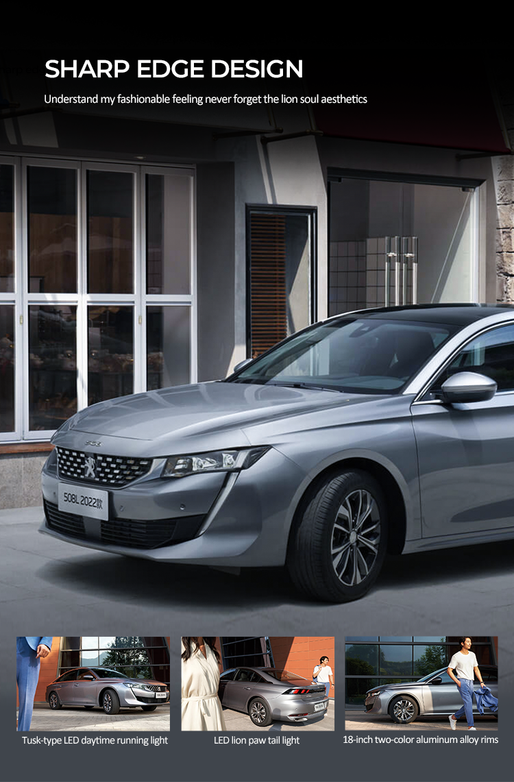 2023 Peugeot 508L Gas Powered Vehicle Automatic Air Conditioner and Rear Camera for a Top-of-the-Line Driving Experience