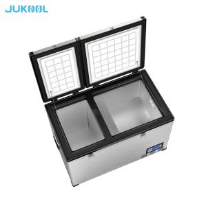Quality Double Room DC24V 80L Car Mounted Refrigerator wholesale