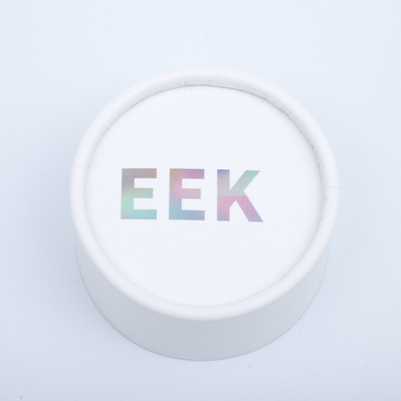 CMYK Printing Round Cardboard Gift Box Rolled Edge Cylindrical Carton Box