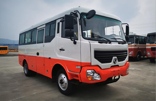 High In-Car Height 10-23 Passenger Dongfeng 4x4 Diesel Luxury Tourist Bus for Outdoor