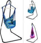 Customized Indoor Swing Chair With Stand Eco-Friendly Easy Maintenance