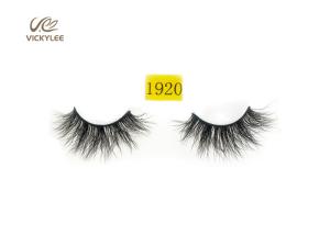 Quality Handcrafted Fan Shaped 31mm Dramatic Fake Eyelashes wholesale