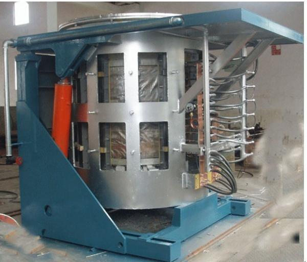 Emergency Stop Induction Melting Machine 1-1000kg/H Capacity Induction Crucible