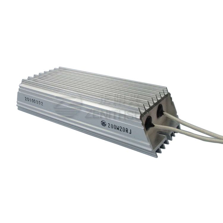 Aluminum Housed Wirewound Dynamic Braking Resistor For Vfd With Flying Leads