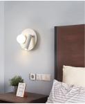 Bedside reading wall lamp acrylic ball Nordic bedroom bed board light living