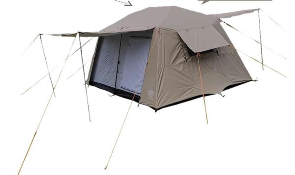 Sunshade Camping Car Canopy Tent with Bicycle Storage Room Aluminum Pole