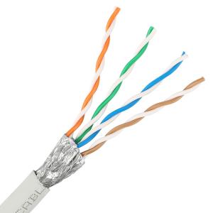 Quality 26AWG FTP LSZH Cat5e Lan Cable BC Conductor 1000 Feet Multicolor wholesale