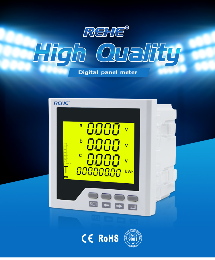 Digital power factor meter power meter COS meter multi-functions meter