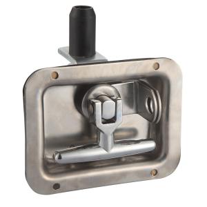 China ODM Tool Box Locks Stainless Steel Silver Color Latch Door Lock on sale